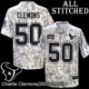 Camo EmbroideCamo Charlie Clemons Jersey Houston Texans #50 Stitched Jerseys