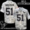 Camo EmbroideCamo Will Anderson Jersey Houston Texans #51 Stitched Jerseys