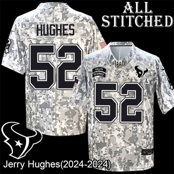Camo EmbroideCamo Jerry Hughes Jersey Houston Texans #52 Stitched Jerseys