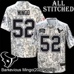 Camo EmbroideCamo Barkevious Mingo Jersey Houston Texans #52 Stitched Jerseys
