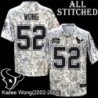 Camo EmbroideCamo Kailee Wong Jersey Houston Texans #52 Stitched Jerseys