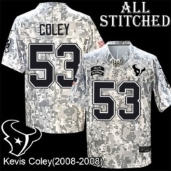 Camo EmbroideCamo Kevis Coley Jersey Houston Texans #53 Stitched Jerseys