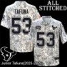 Camo EmbroideCamo Junior Tafuna Jersey Houston Texans #53 Stitched Jerseys