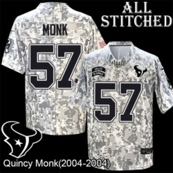 Camo EmbroideCamo Quincy Monk Jersey Houston Texans #57 Stitched Jerseys