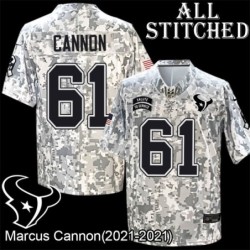 Camo EmbroideCamo Marcus Cannon Jersey Houston Texans #61 Stitched Jerseys