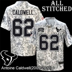 Camo EmbroideCamo Antoine Caldwell Jersey Houston Texans #62 Stitched Jerseys