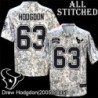 Camo EmbroideCamo Drew Hodgdon Jersey Houston Texans #63 Stitched Jerseys