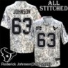 Camo EmbroideCamo Roderick Johnson Jersey Houston Texans #63 Stitched Jerseys