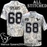 Camo EmbroideCamo Marcus Spears Jersey Houston Texans #68 Stitched Jerseys