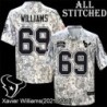 Camo EmbroideCamo Xavier Williams Jersey Houston Texans #69 Stitched Jerseys