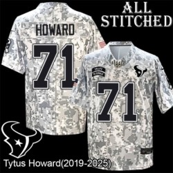 Camo EmbroideCamo Tytus Howard Jersey Houston Texans #71 Stitched Jerseys
