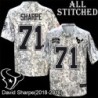 Camo EmbroideCamo David Sharpe Jersey Houston Texans #71 Stitched Jerseys