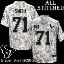 Camo EmbroideCamo Braden Smith Jersey Houston Texans #71 Stitched Jerseys