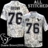 Camo EmbroideCamo Duane Brown Jersey Houston Texans #76 Stitched Jerseys