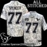 Camo EmbroideCamo Charles Spencer Jersey Houston Texans #77 Stitched Jerseys