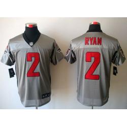 [NEW,Gray-Shadow]Matt Ryan Football Jersey -Atlanta #2 Gray Jersey