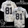 Camo EmbroideCamo Davion Davis Jersey Houston Texans #81 Stitched Jerseys