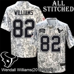 Camo EmbroideCamo Wendall Williams Jersey Houston Texans #82 Stitched Jerseys