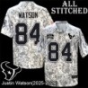 Camo EmbroideCamo Justin Watson Jersey Houston Texans #84 Stitched Jerseys