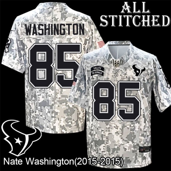 Camo EmbroideCamo Nate Washington Jersey Houston Texans #85 Stitched Jerseys