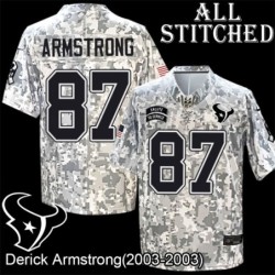Camo EmbroideCamo Derick Armstrong Jersey Houston Texans #87 Stitched Jerseys