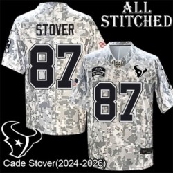 Camo EmbroideCamo Cade Stover Jersey Houston Texans #87 Stitched Jerseys