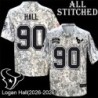 Camo EmbroideCamo Logan Hall Jersey Houston Texans #90 Stitched Jerseys