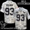 Camo EmbroideCamo Tim Bulman Jersey Houston Texans #93 Stitched Jerseys