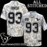 Camo EmbroideCamo Kurt Hinish Jersey Houston Texans #93 Stitched Jerseys