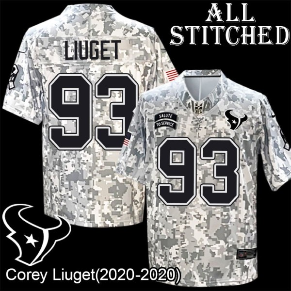 Camo EmbroideCamo Corey Liuget Jersey Houston Texans #93 Stitched Jerseys