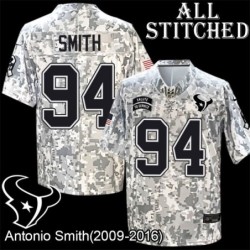 Camo EmbroideCamo Antonio Smith Jersey Houston Texans #94 Stitched Jerseys