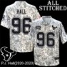 Camo EmbroideCamo P.J. Hall Jersey Houston Texans #96 Stitched Jerseys