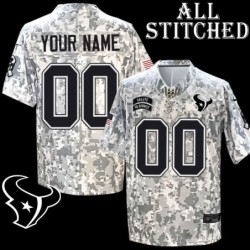 Camo Customized EmbroideCamo Houston Texans Custom Jersey Stitched ANY PATCH