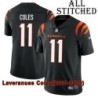 Black Home Embroidered Laveranues Coles Cincinnati Bengals #11 Stitched Jersey