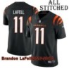 Black Home Embroidered Brandon LaFell Cincinnati Bengals #11 Stitched Jersey