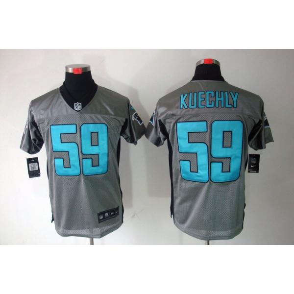 Luke Kuechly Football Jersey Gray-Shadow