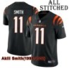 Black Home Embroidered Akili Smith Cincinnati Bengals #11 Stitched Jersey