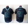[NEW,Lights-Out]Steve Smith Football Jersey -Carolina #89 Black Jersey
