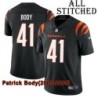 Black Home Embroidered Patrick Body Cincinnati Bengals #41 Stitched Jersey