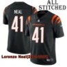 Black Home Embroidered Lorenzo Neal Cincinnati Bengals #41 Stitched Jersey
