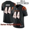 Black Home Embroidered Darius Hodge Cincinnati Bengals #44 Stitched Jersey
