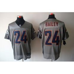 [NEW,Gray-Shadow]Champ Bailey Football Jersey -Denver #24 Gray Jersey