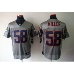 [NEW,Gray-Shadow]Von Miller Football Jersey -Denver #58 Gray Jersey