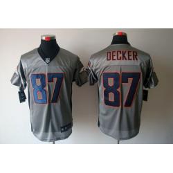 [NEW,Gray-Shadow]Eric Decker Football Jersey -Denver #87 Gray Jersey