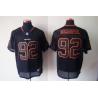 [NEW,Lights-Out]Elvis Dumervil Football Jersey -Denver #92 Black Jersey