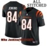 Black Home Embroidered Mike Jenkins Cincinnati Bengals #84 Stitched Jersey