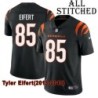 Black Home Embroidered Tyler Eifert Cincinnati Bengals #85 Stitched Jersey