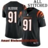 Black Home Embroidered Amani Bledsoe Cincinnati Bengals #91 Stitched Jersey