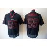 [NEW,Lights-Out]Whitney Mercilus Football Jersey -Houston #59 Black Jersey