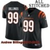 Black Home Embroidered Andrew Billings Cincinnati Bengals #99 Stitched Jersey